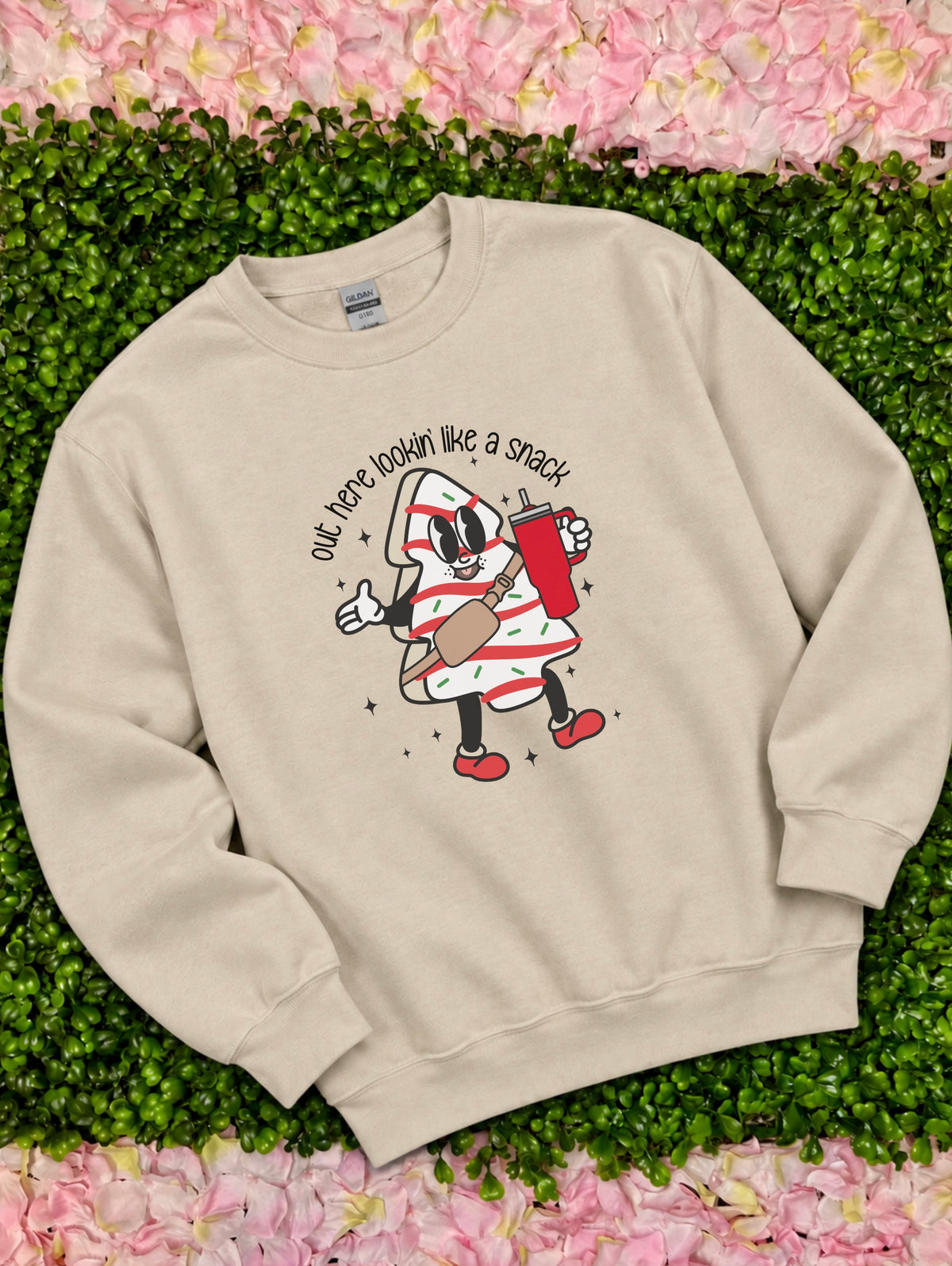Looking Like A Snack- Christmas Tree Sweatshirt