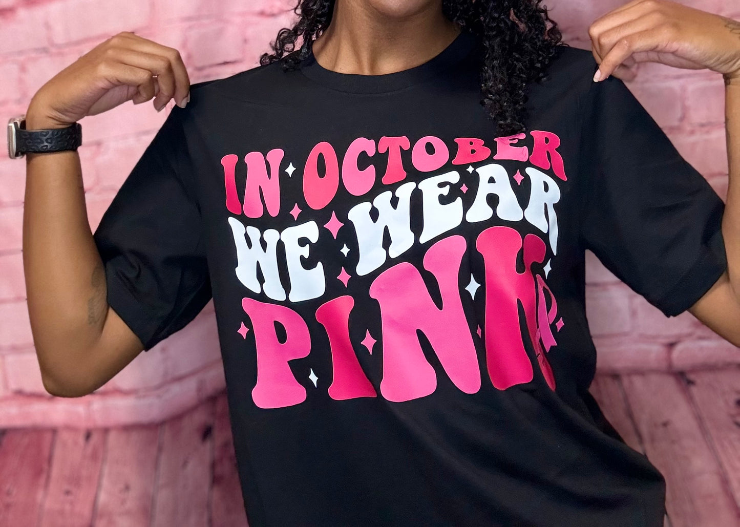 We Wear Pink Ribbon Short Sleeve