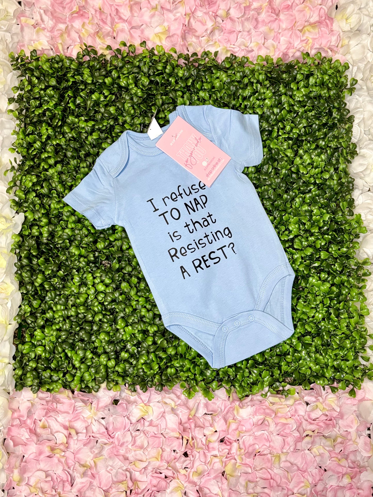 Resisting A Rest Baby Onesie