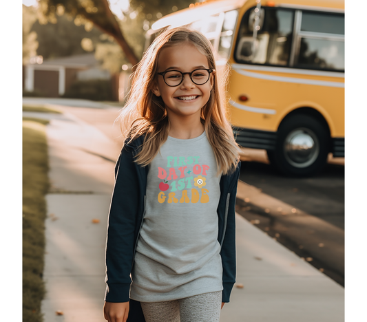 Back To School Groovy- Youth Sizes