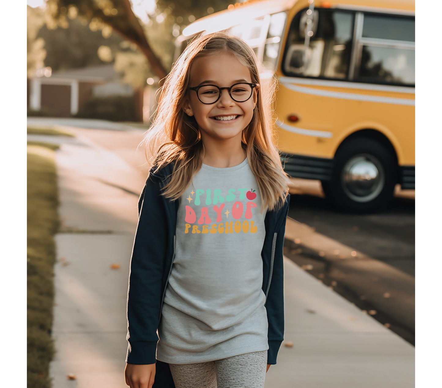 Back To School Groovy- Toddler Sizes