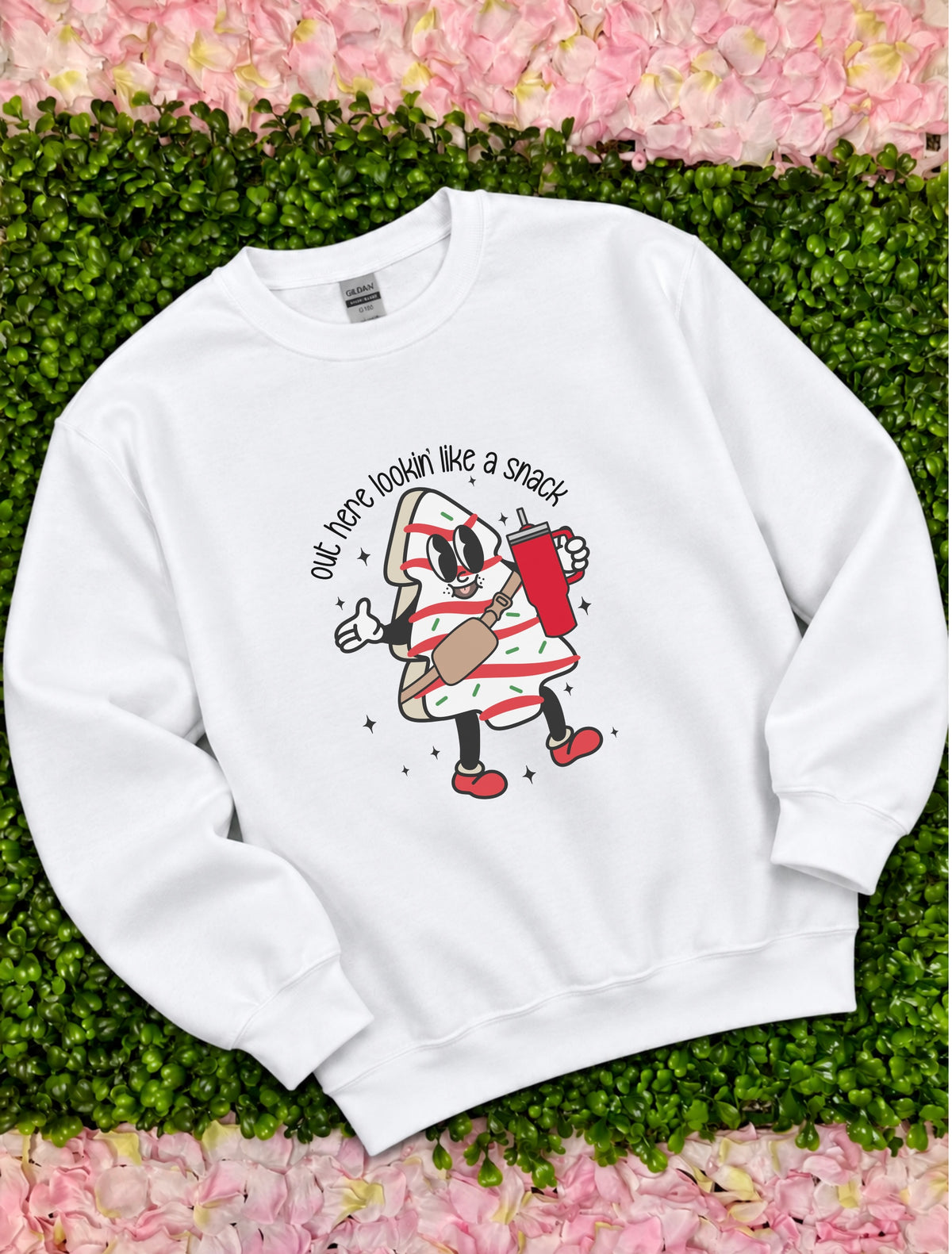 Looking Like A Snack- Christmas Tree Sweatshirt