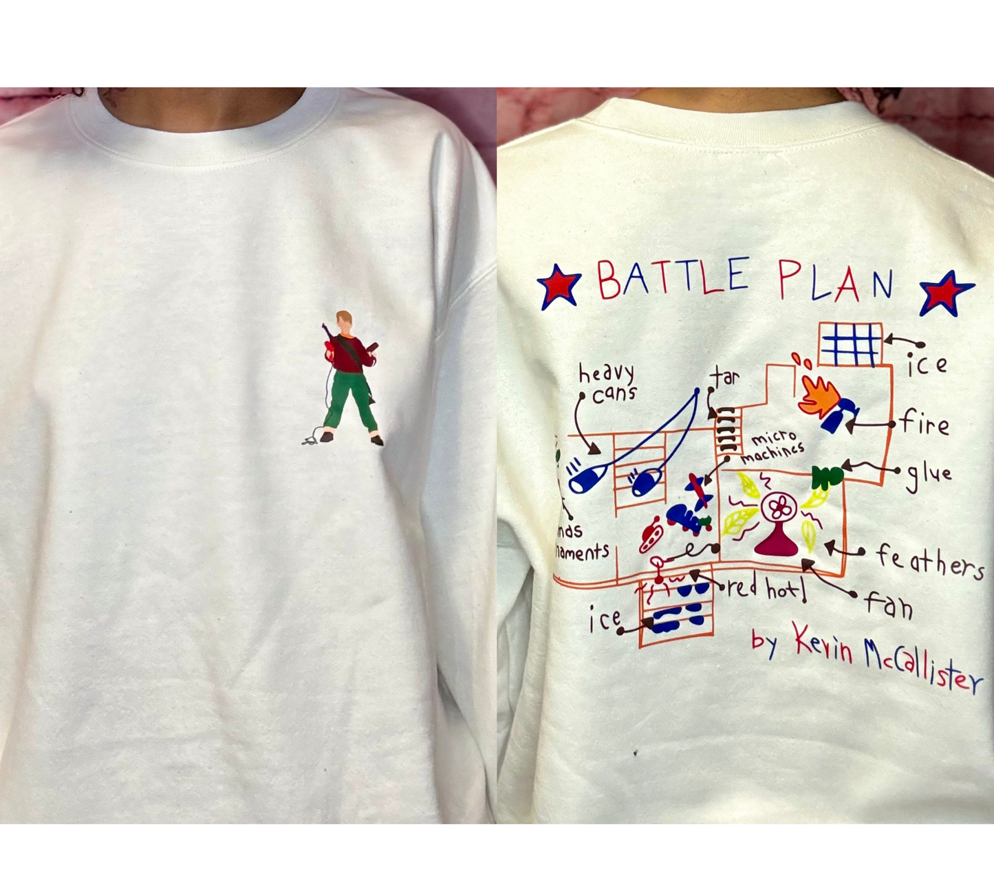 Home Alone Battle Plan Sweatshirt