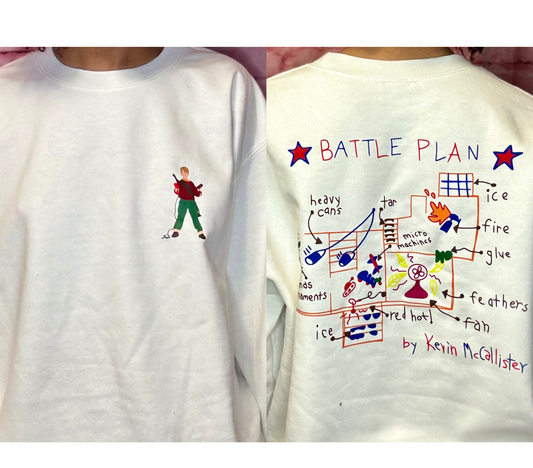 Home Alone Battle Plan Sweatshirt