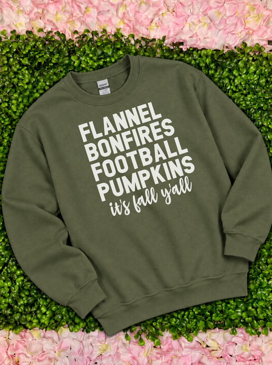 Flannel Sweatshirt