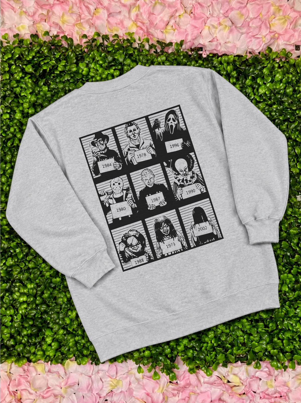 Horror Movie Mugshots Sweatshirt