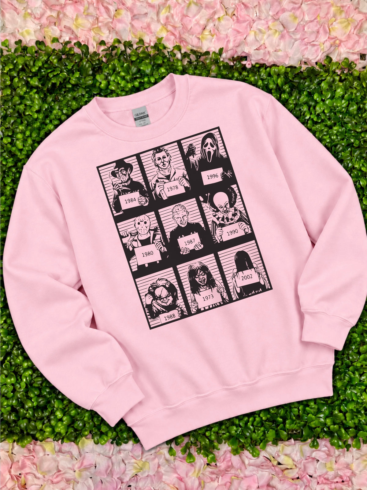Horror Movie Mugshots Sweatshirt