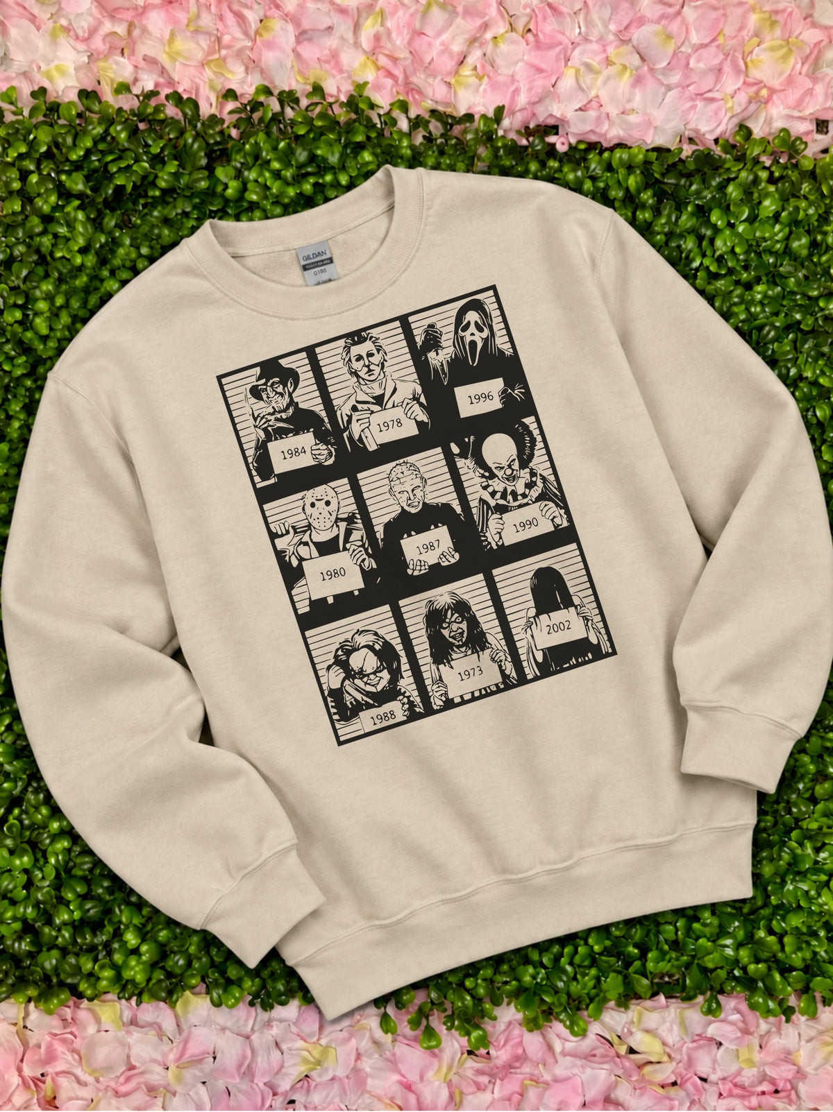 Horror Movie Mugshots Sweatshirt