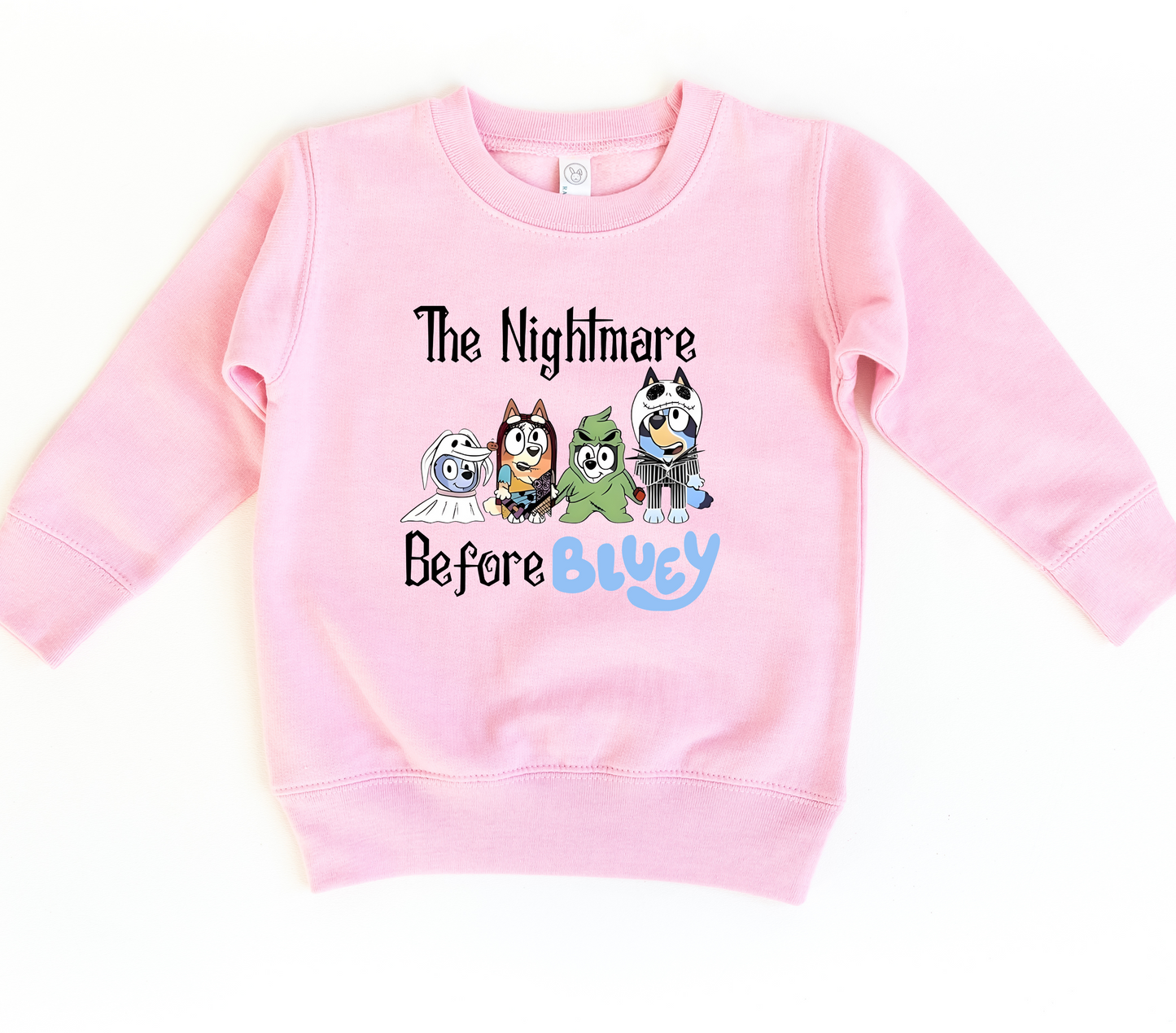 Nightmare Before Bluey Kids Sweatshirt