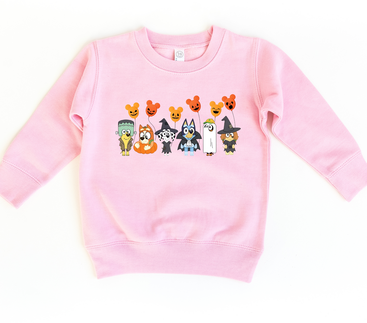 Bluey Halloween Balloon Kids Sweatshirt