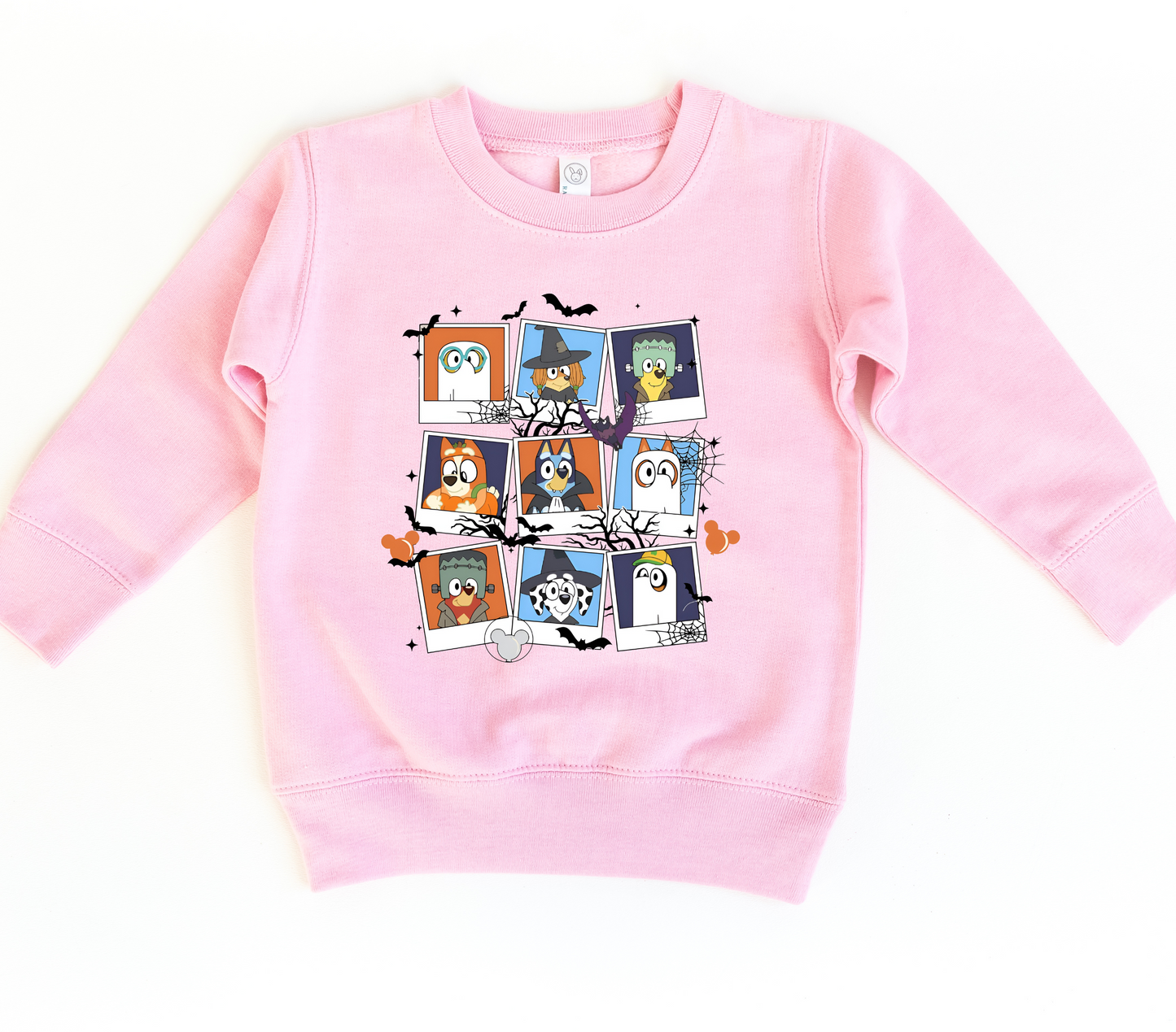 Bluey Halloween Pictures Kids Sweatshirt
