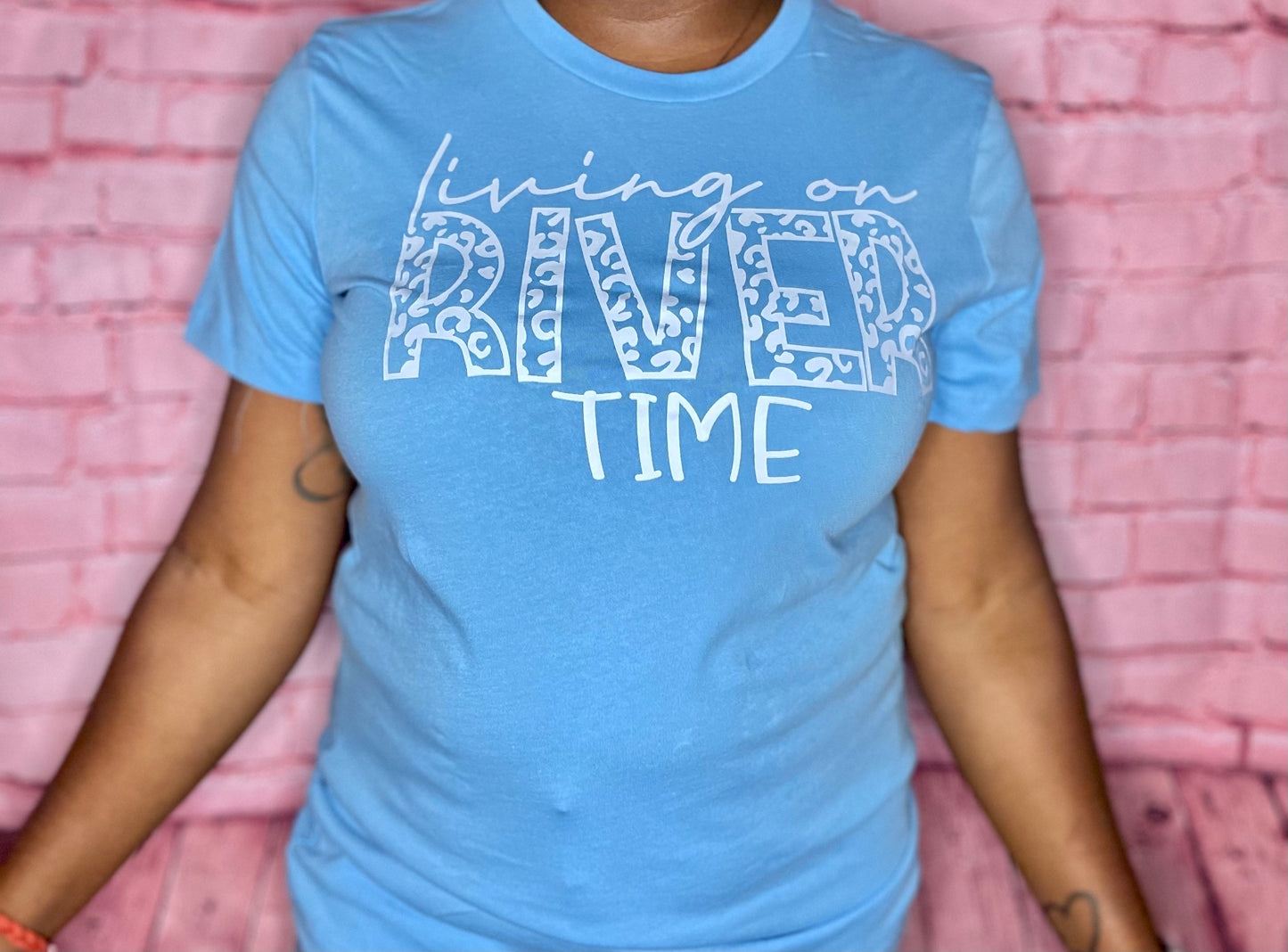 Living On River Time Short Sleeve