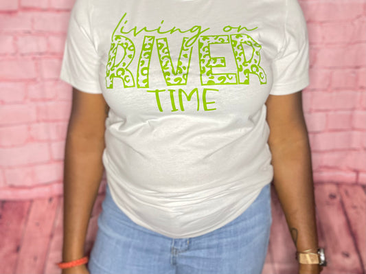 Living On River Time Short Sleeve