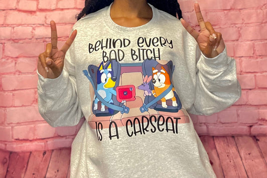 Behind Every Mom Sweatshirt
