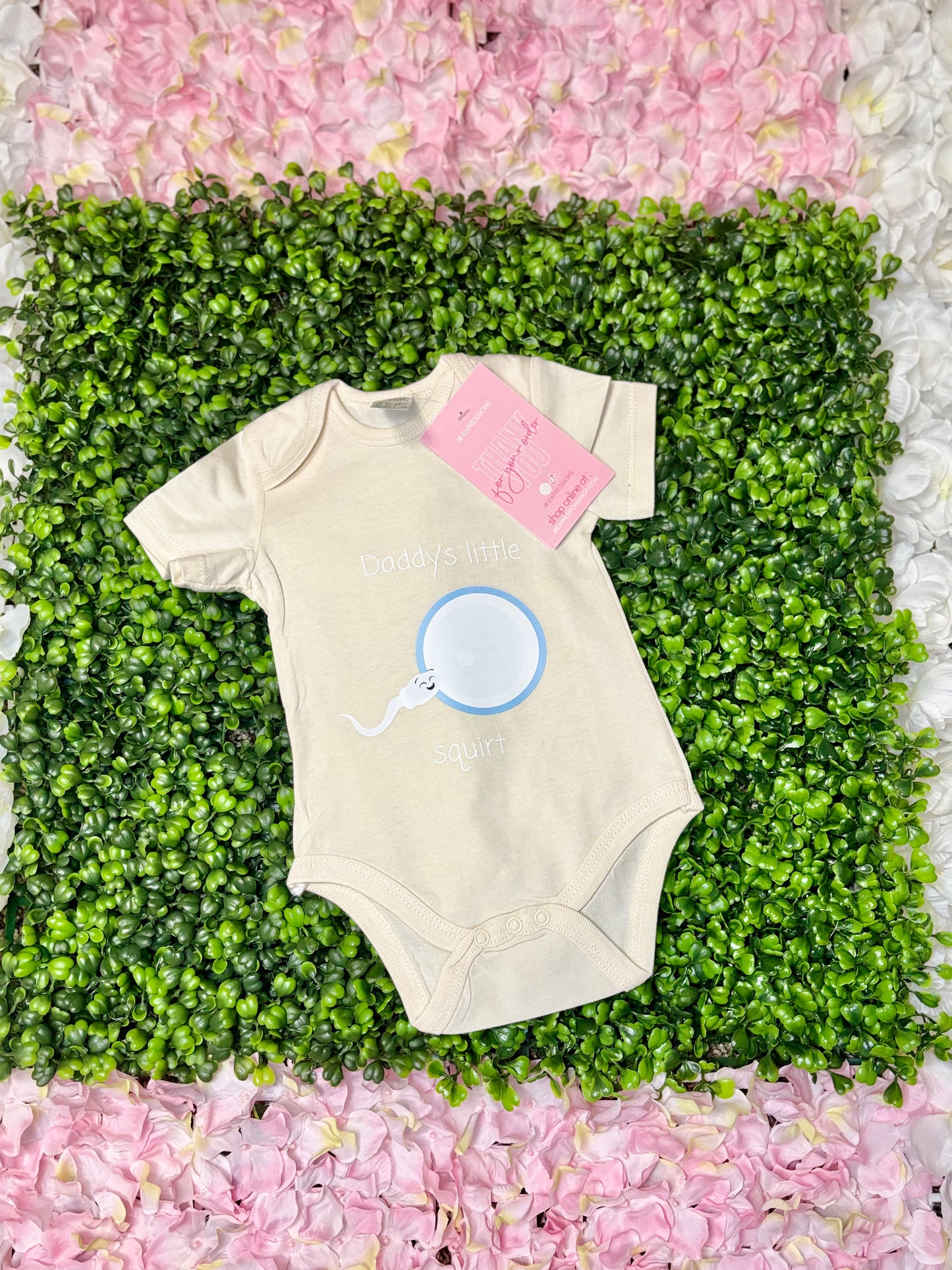 Daddy’s Little Squirt Baby Onesie