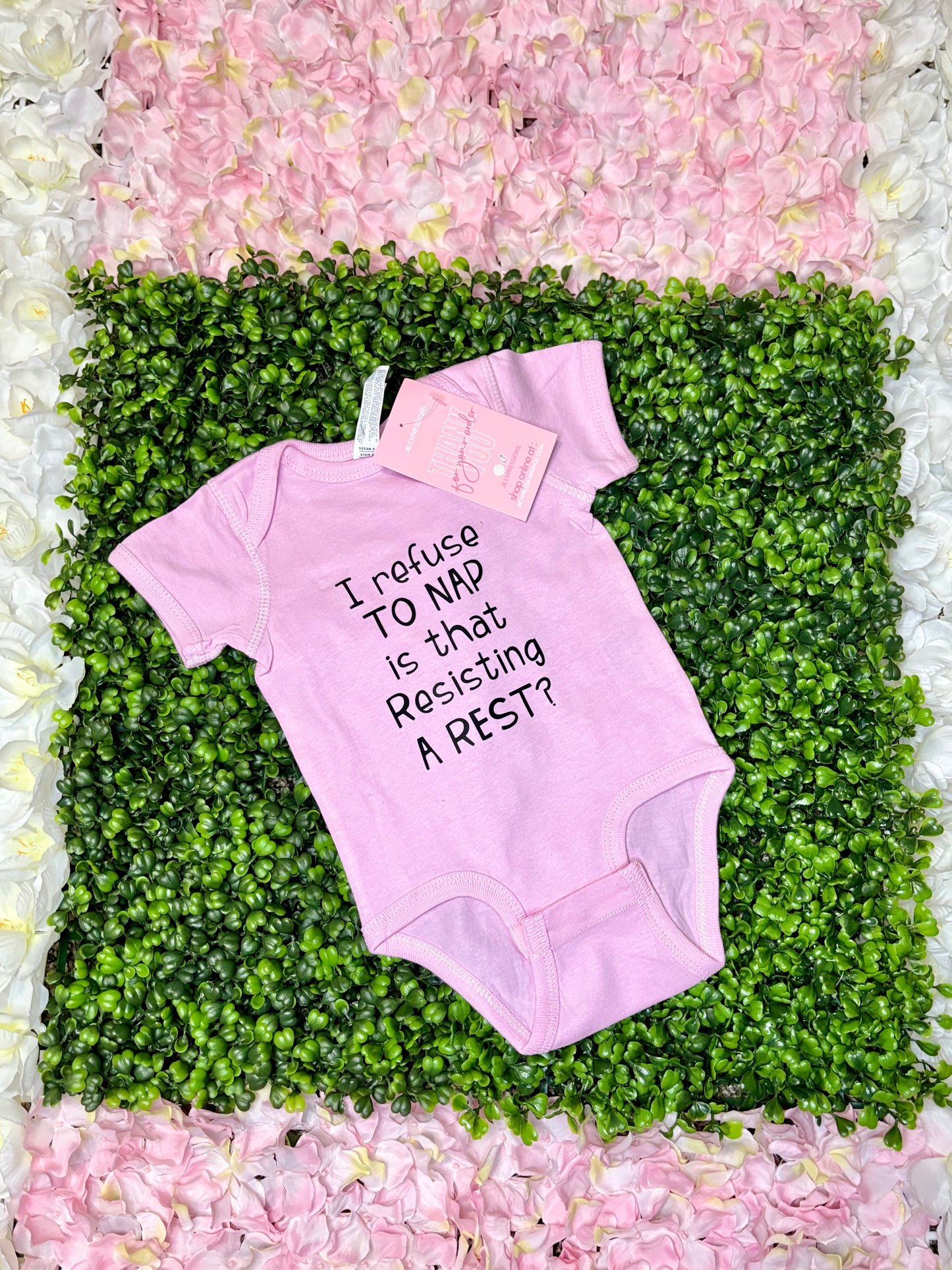 Resisting A Rest Baby Onesie